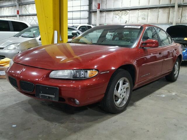 1G2WJ52K4VF269517 - 1997 PONTIAC GRAND PRIX BURGUNDY photo 2