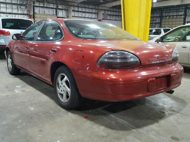 1G2WJ52K4VF269517 - 1997 PONTIAC GRAND PRIX BURGUNDY photo 3