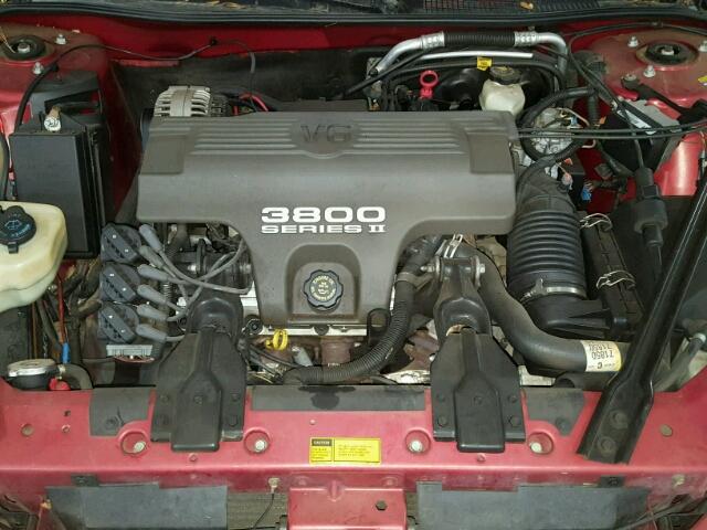 1G2WJ52K4VF269517 - 1997 PONTIAC GRAND PRIX BURGUNDY photo 7