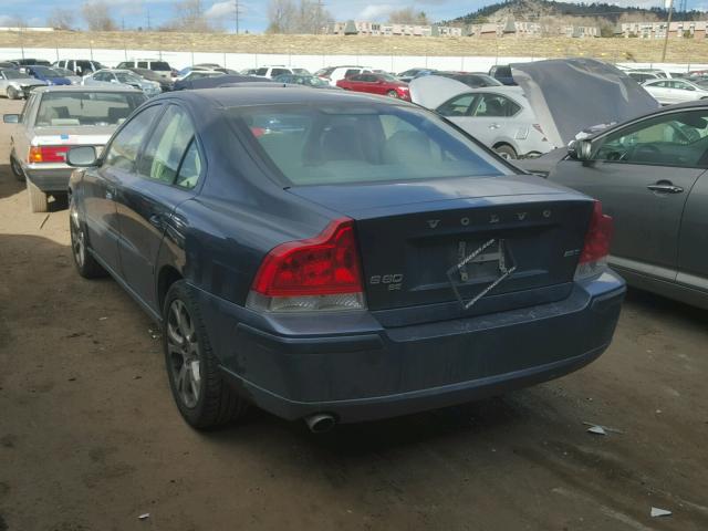YV1RS592992734134 - 2009 VOLVO S60 2.5T BLUE photo 3