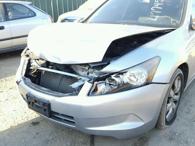 1HGCP26869A151659 - 2009 HONDA ACCORD EXL SILVER photo 9