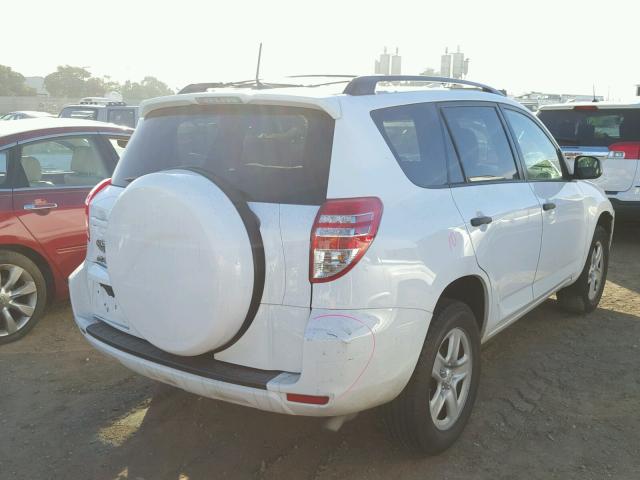 2T3ZF4DV2CW139985 - 2012 TOYOTA RAV4 WHITE photo 4