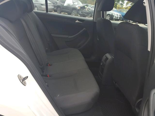 3VW2K7AJ6DM310804 - 2013 VOLKSWAGEN JETTA BASE WHITE photo 6