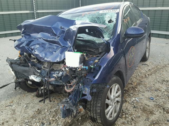 JM1BL1VG9C1506114 - 2012 MAZDA 3 I BLUE photo 2