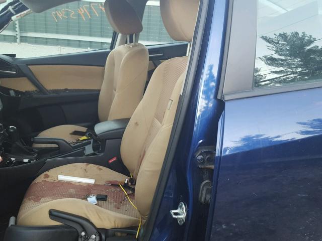 JM1BL1VG9C1506114 - 2012 MAZDA 3 I BLUE photo 5