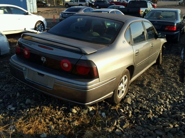 2G1WH52K649458449 - 2004 CHEVROLET IMPALA LS GRAY photo 4