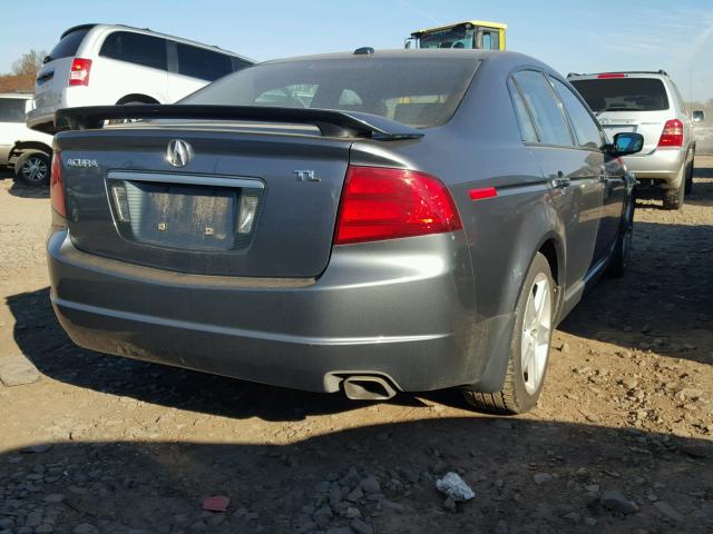 19UUA655X4A072766 - 2004 ACURA TL GRAY photo 4