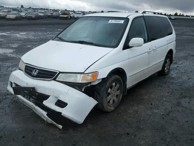 5FNRL18973B131567 - 2003 HONDA ODYSSEY EX WHITE photo 2