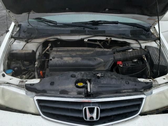 5FNRL18973B131567 - 2003 HONDA ODYSSEY EX WHITE photo 7