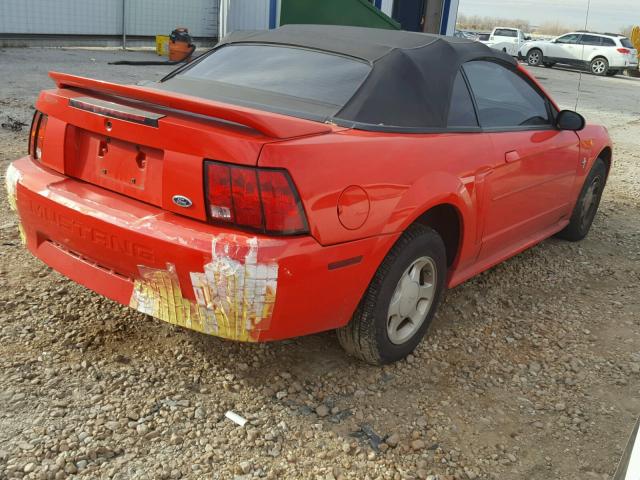 1FAFP44401F138362 - 2001 FORD MUSTANG RED photo 4