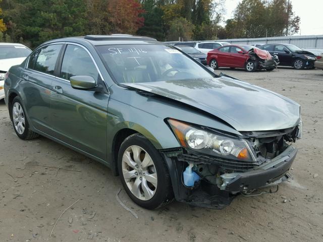 1HGCP26888A146400 - 2008 HONDA ACCORD EXL GREEN photo 1