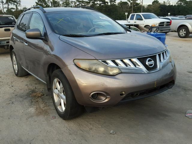 JN8AZ18W29W103928 - 2009 NISSAN MURANO S GOLD photo 1