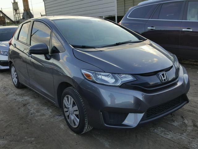 JHMGK5H53GS001856 - 2016 HONDA FIT LX GRAY photo 1