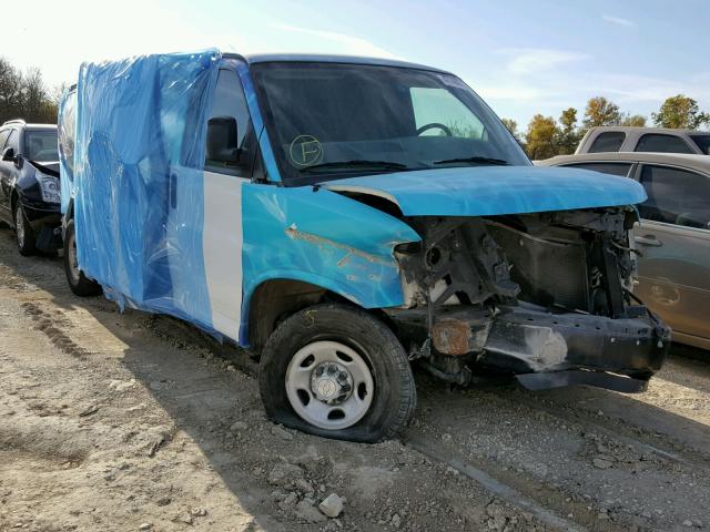 1GCGG29C591133136 - 2009 CHEVROLET EXPRESS G2 BLUE photo 1