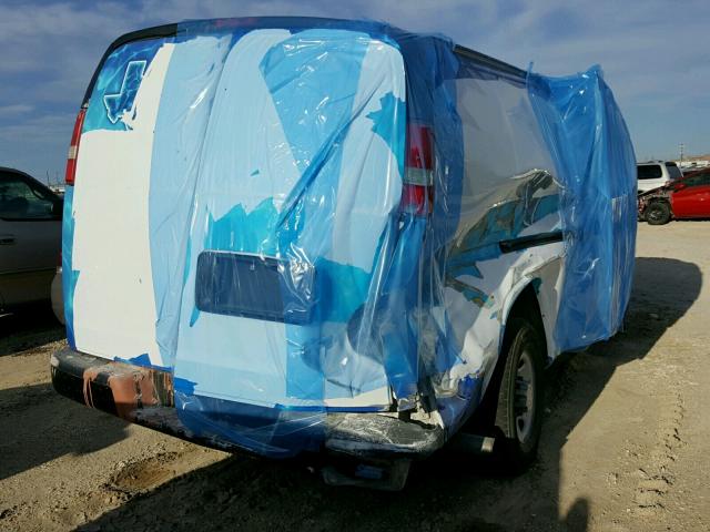 1GCGG29C591133136 - 2009 CHEVROLET EXPRESS G2 BLUE photo 4