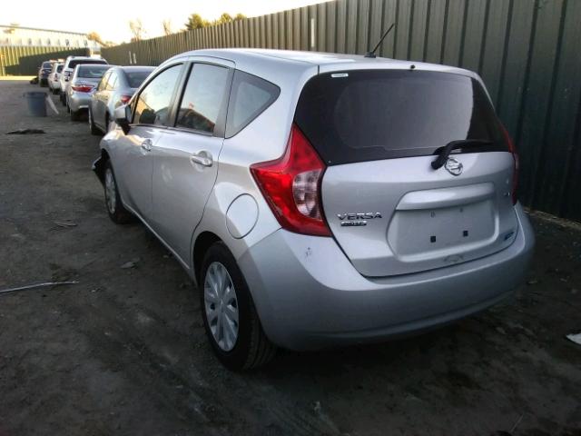 3N1CE2CP4FL399027 - 2015 NISSAN VERSA NOTE SILVER photo 3