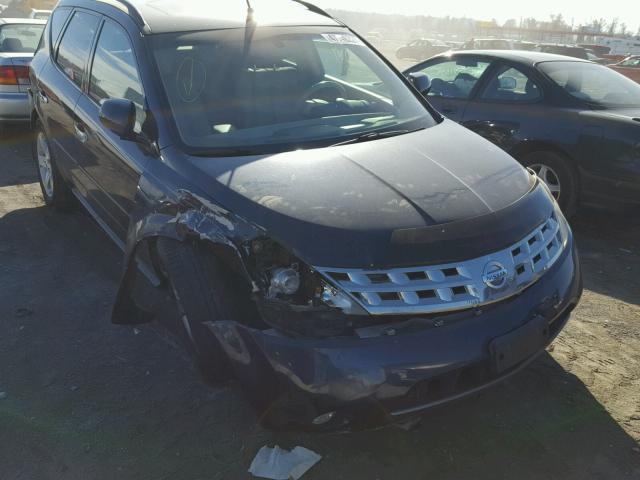 JN8AZ08W95W424868 - 2005 NISSAN MURANO SL BLUE photo 1