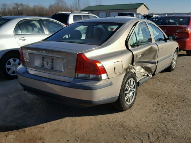 YV1RS61T042340900 - 2004 VOLVO S60 BEIGE photo 4