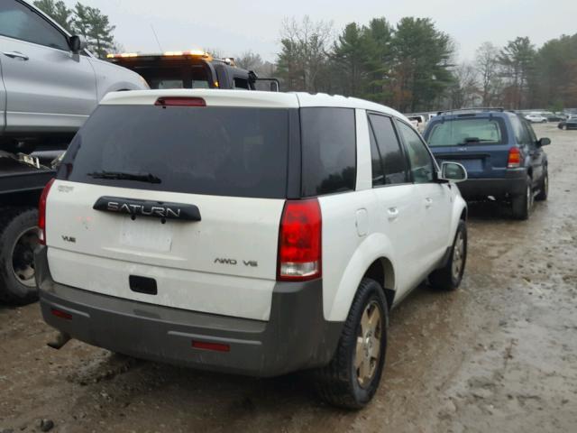 5GZCZ63475S865336 - 2005 SATURN VUE WHITE photo 4