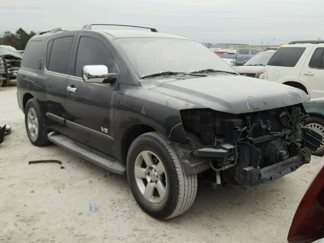 5N1AA08A56N704457 - 2006 NISSAN ARMADA SE BLACK photo 1