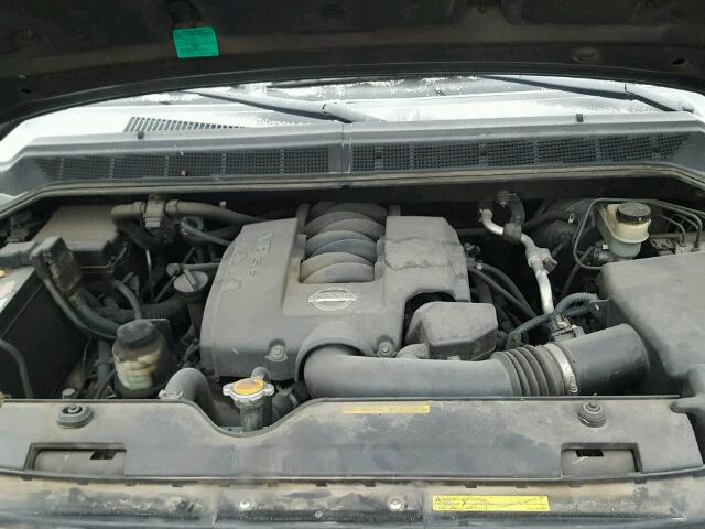 5N1AA08A56N704457 - 2006 NISSAN ARMADA SE BLACK photo 7