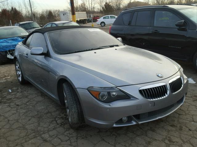 WBAEK134X6CN76333 - 2006 BMW 650 I SILVER photo 1