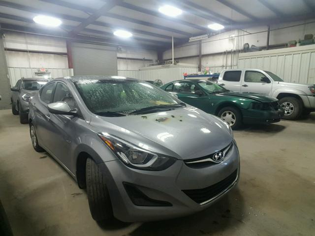 5NPDH4AE1GH761466 - 2016 HYUNDAI ELANTRA SE SILVER photo 1