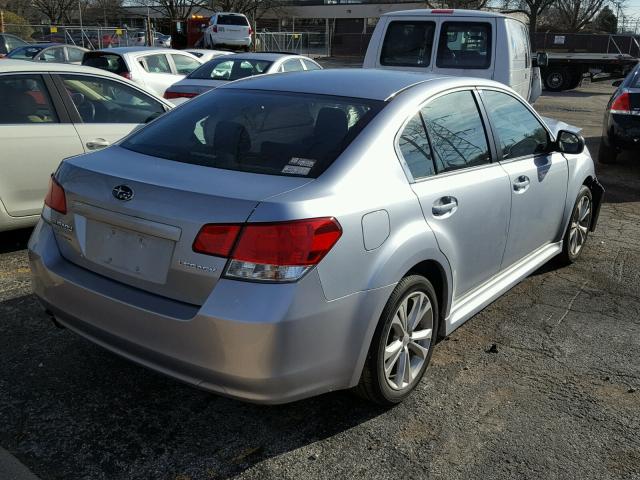 4S3BMCA67E3037862 - 2014 SUBARU LEGACY 2.5 SILVER photo 4