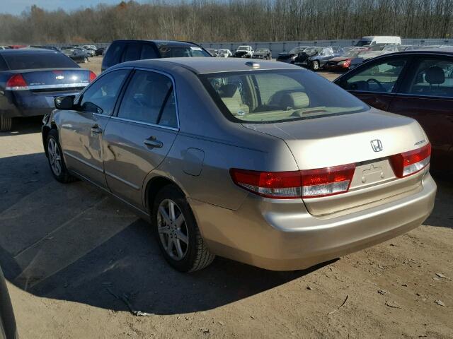 1HGCM66554A099651 - 2004 HONDA ACCORD EX 金色 照片 3