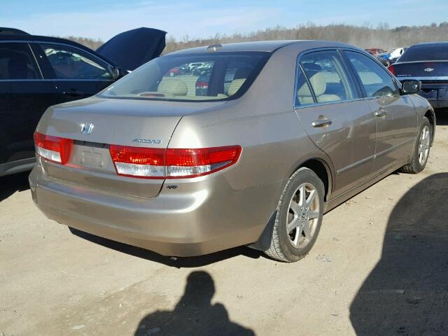 1HGCM66554A099651 - 2004 HONDA ACCORD EX GOLD photo 4