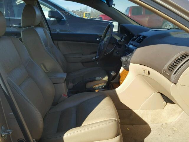 1HGCM66554A099651 - 2004 HONDA ACCORD EX GOLD photo 5