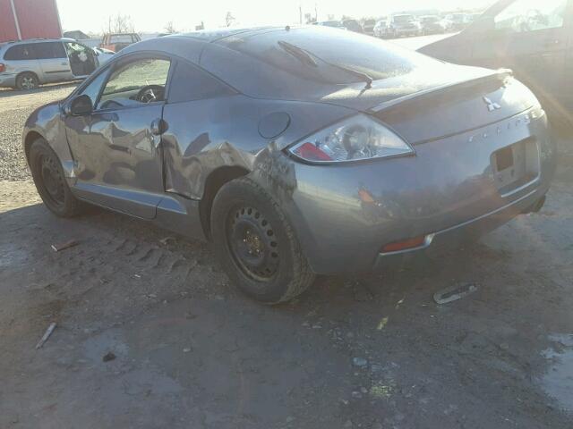 4A3AK24F76E602685 - 2006 MITSUBISHI ECLIPSE GS GRAY photo 3