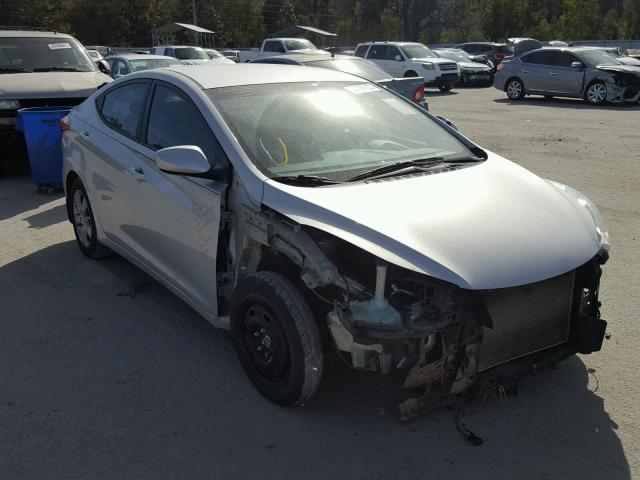 KMHDH4AE3DU571245 - 2013 HYUNDAI ELANTRA GL SILVER photo 1