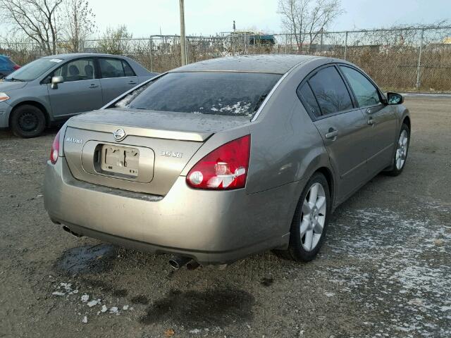 1N4BA41E75C803861 - 2005 NISSAN MAXIMA SE BEIGE photo 4