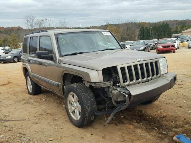 1J8HH48KX6C162260 - 2006 JEEP COMMANDER TAN photo 1