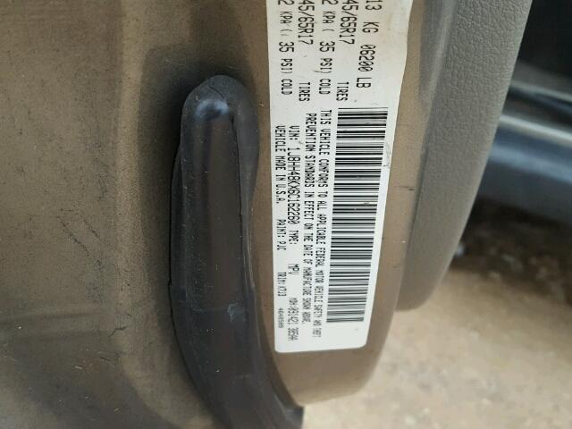 1J8HH48KX6C162260 - 2006 JEEP COMMANDER 棕色 照片 10