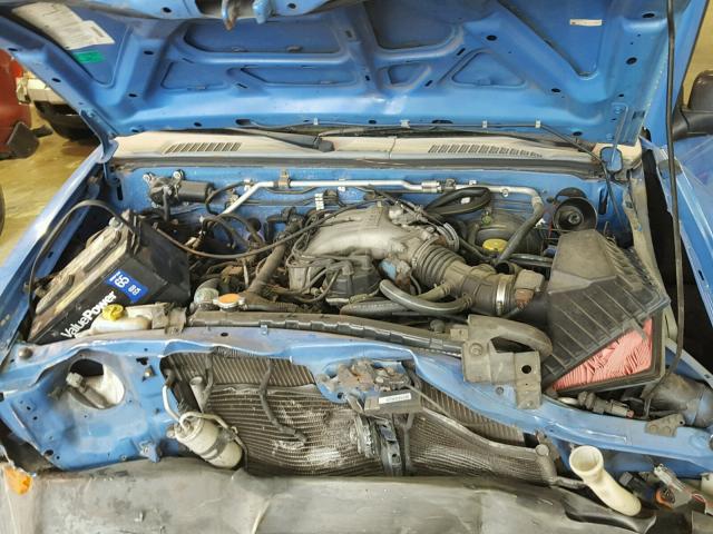 5N1ED28T42C503113 - 2002 NISSAN XTERRA XE BLUE photo 7