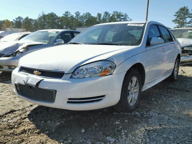 2G1WA5E34F1169774 - 2015 CHEVROLET IMPALA LIM WHITE photo 2