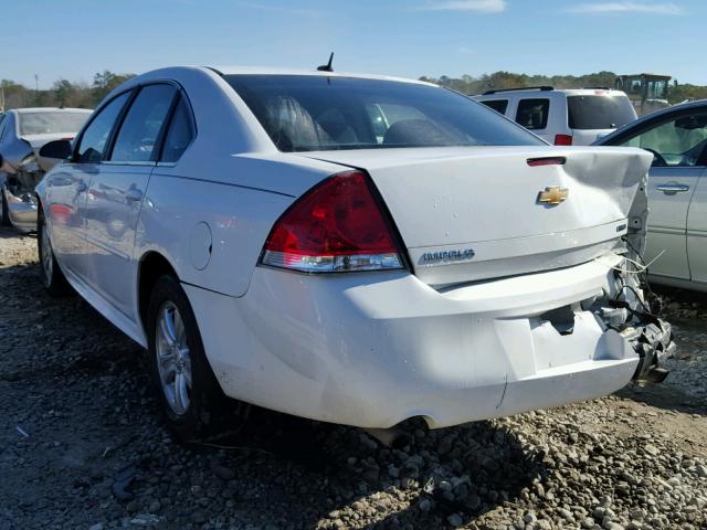 2G1WA5E34F1169774 - 2015 CHEVROLET IMPALA LIM WHITE photo 3