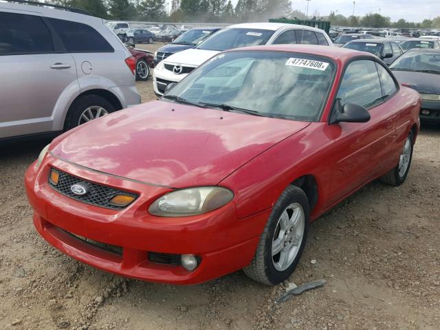 3FAFP11373R134227 - 2003 FORD ESCORT ZX2 RED photo 2