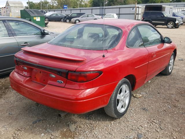 3FAFP11373R134227 - 2003 FORD ESCORT ZX2 RED photo 4