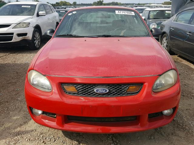 3FAFP11373R134227 - 2003 FORD ESCORT ZX2 RED photo 9