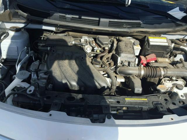 3N1CN7AP1GL908668 - 2016 NISSAN VERSA S SILVER photo 7