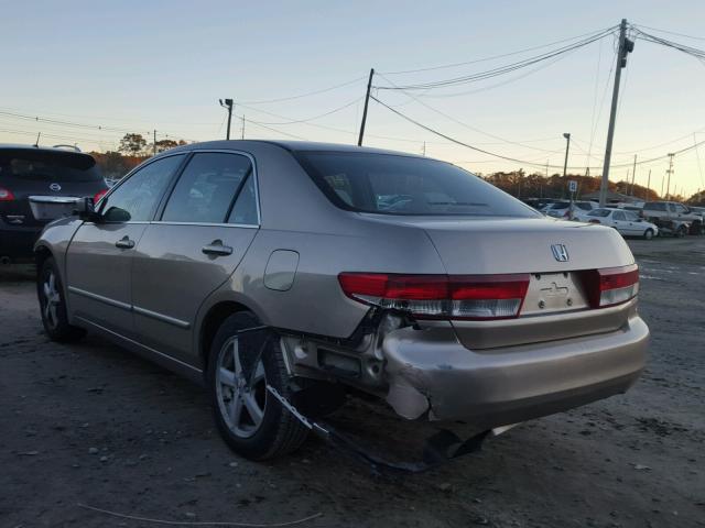 1HGCM56613A126832 - 2003 HONDA ACCORD EX BEIGE photo 3