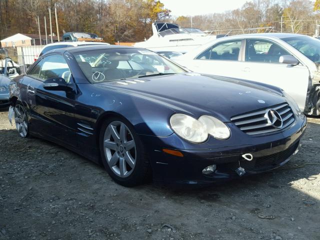 WDBSK75F93F025875 - 2003 MERCEDES-BENZ SL500 BLUE photo 1