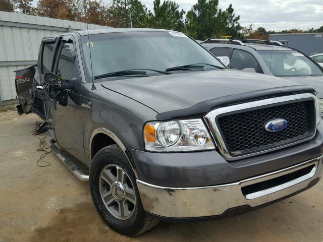 1FTRW12W98FB53370 - 2008 FORD F150 SUPER GRAY photo 1