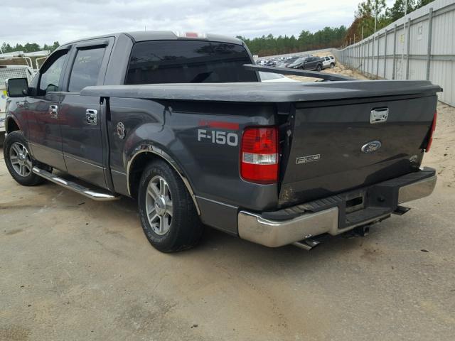 1FTRW12W98FB53370 - 2008 FORD F150 SUPER GRAY photo 3