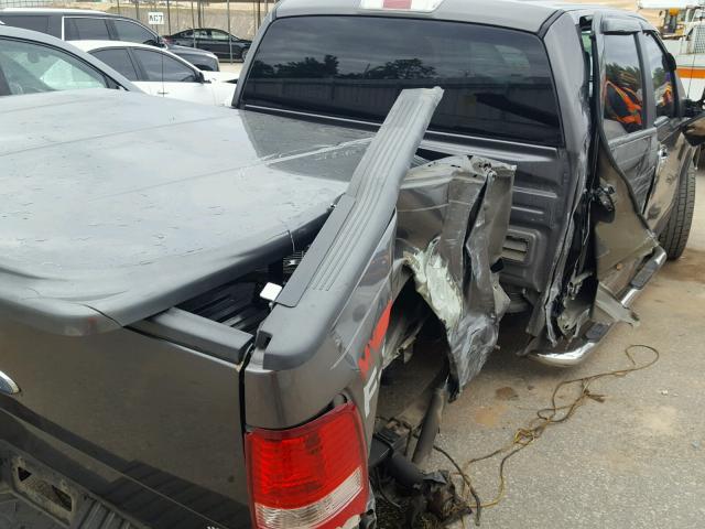 1FTRW12W98FB53370 - 2008 FORD F150 SUPER GRAY photo 4