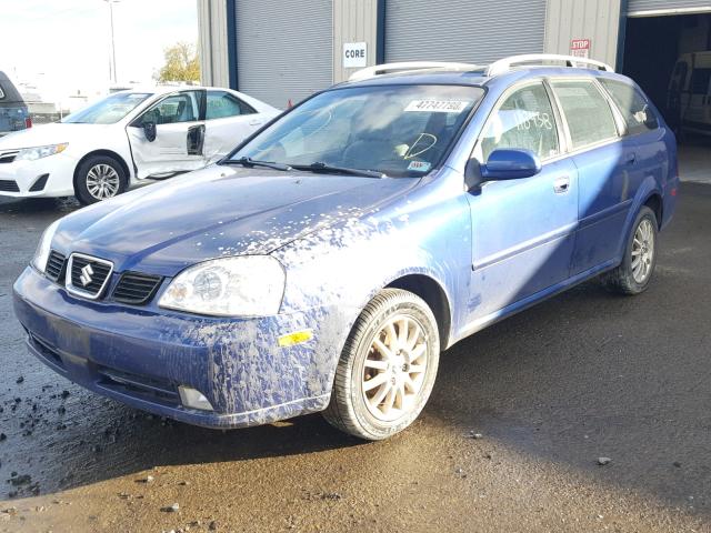 KL5JJ86Z85K114335 - 2005 SUZUKI FORENZA LX BLUE photo 2