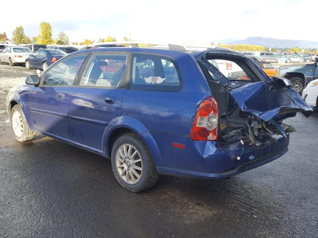 KL5JJ86Z85K114335 - 2005 SUZUKI FORENZA LX BLUE photo 3